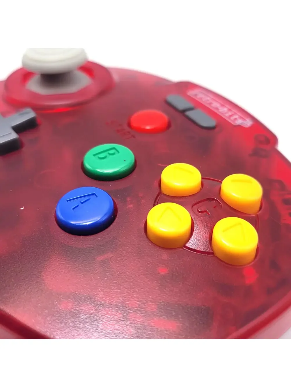 Tribute64 2.4GHz Wireless Controller - N64, Switch, & USB - Watermelon Red